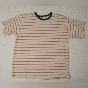 Gravel & Gold Rainbow Stripe Tee Size 4 (XL), New
